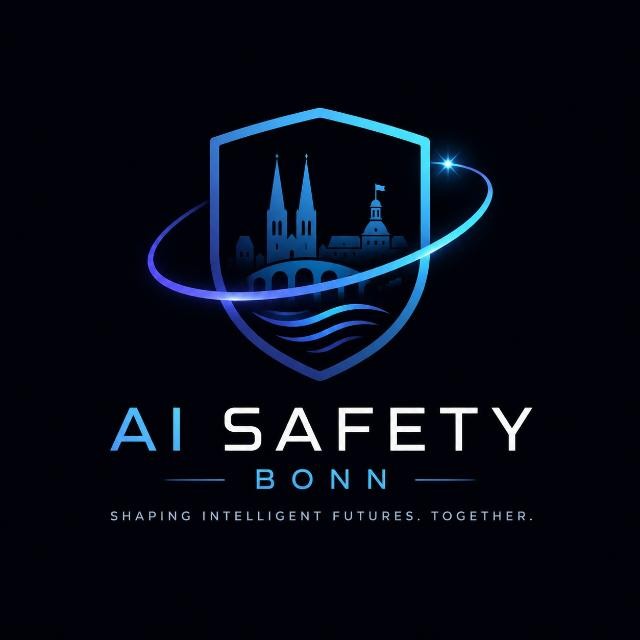 AI Safety Bonn logo: a shield with the Bonn skyline, circled by a glowing orbit. Shaping intelligent futures. Together.